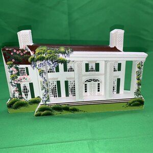 Vintage 1995 Sheila's Collectibles Gone With The Wind Tara Wooden Building 1118